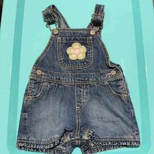 Vintage style OshKosh B’gosh denim overall shorts 18M